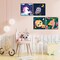 4 Pack Paint by Number for Kids Framed Canvas, Paint by Numbers for Kids Ages 4-8-12, DIY Paint by Numbers Kits Beginner, DIY Acrylic Oil Painting for Home Wall Decor (8x8inch)